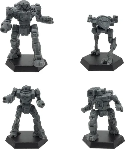 Vista 4 de Catalyst Game Labs BattleTech Mini Force Pack: Inner Sphere Urban Lance, gris