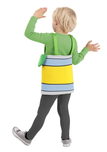 Vista 2 de Disfraz de Lata de Espinacas para Niños Pequños Multicolor