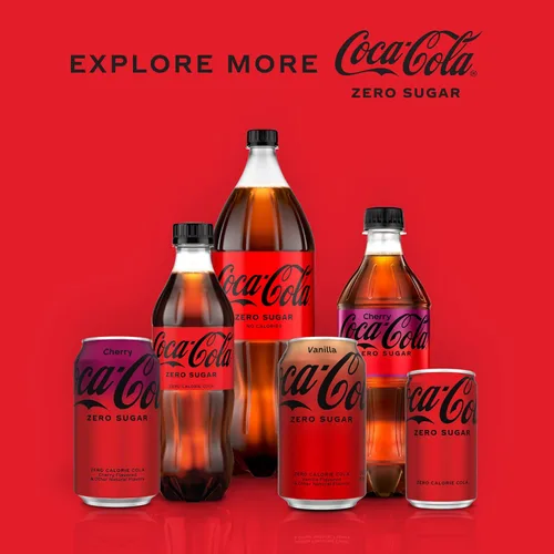 Vista 8 de Coca-Cola Soda sin cafeína, 12 onzas líquidas (paquete de 12)