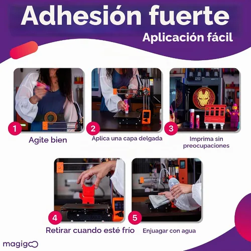 Vista 3 de Magigoo - Pegamento adhesivo para cama de impresora 3D todo en uno