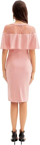 Vista 2 de GRACE KARIN Vestido midi delgado con hombros descubiertos para mujer