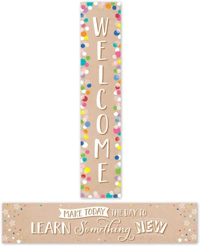 Vista 17 de CTP Apple Time Welcome - Banner de 2 caras (doble cara 1 frase en cada lado) (11024 Creative Teaching Press)