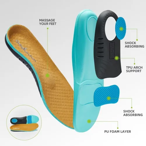 Vista 4 de OrthoComfoot Zapatos ortopédicos cómodos para hombre para fascitis plantar, mocasines casuales de lona con soporte de arco, zapatos ortopédicos