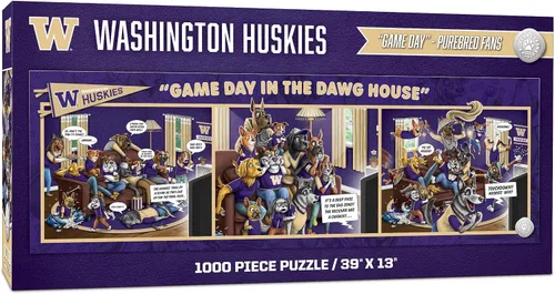 Vista 22 de YouTheFan NCAA Game Day in The Dog House - Rompecabezas de 1000 piezas