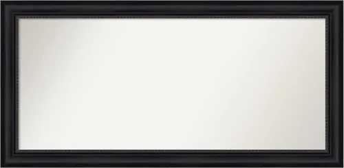 Vista 262 de Amanti Art Espejo personalizado, espejo de baño negro Astor, espejo de pared o espejo de tocador de baño sobre el fregadero (25 x 25 pulgadas)