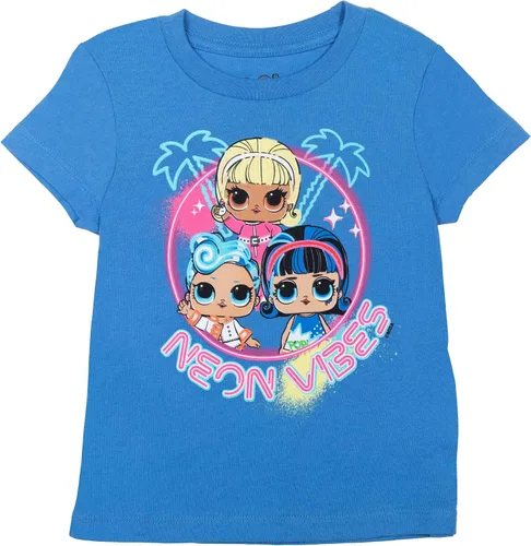 Vista 3 de L.O.L. Surprise! Conjunto de camiseta y pantalones cortos de manga corta para bicicleta