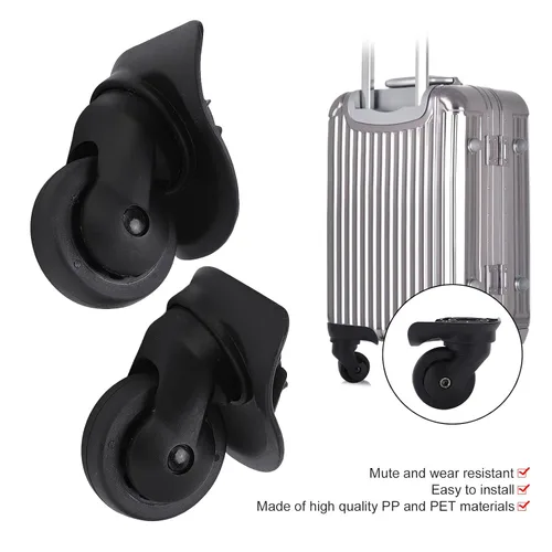 Vista 4 de Maleta Caster 1 par equipaje ruedas silencio repalcement para maleta