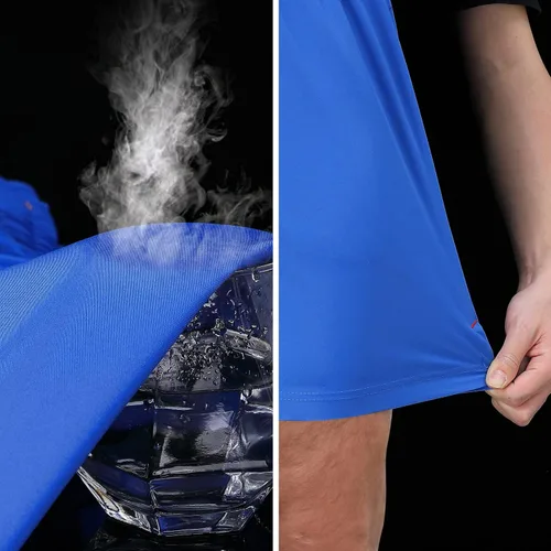 Vista 6 de GymSmart Traje de baño para hombre con forro de compresión 2 en 1 de secado rápido con 4 bolsillos
