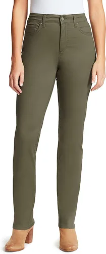 Vista 100 de Gloria Vanderbilt - Pantalones de mezclilla Amanda clásicos de tiro alto y pierna cónica petite para mujer Begonia Bloom