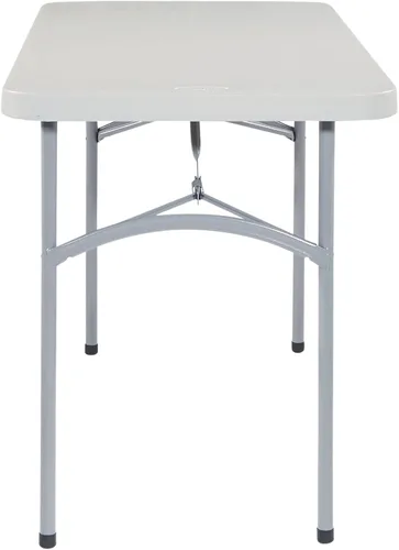 Vista 4 de Mesa cuadrada de resina multiuso Office Star Work Smart 36 x 36 x 29 pulgadas, MetalPlástico/Resina, Negro