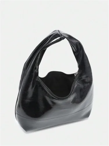 Vista 6 de Floerns Bolso de mano de cuero vintage para mujer, bolso Hobo con asa superior