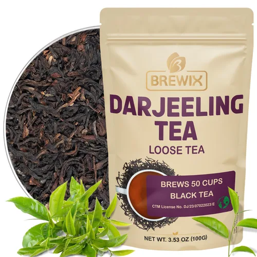 Vista 47 de BREWIX, Bedtime Blossom - Té suelto de hierbas (más de 50 tazas) sin cafeína y totalmente natural Mezcla relajante floral nocturna Rooibos