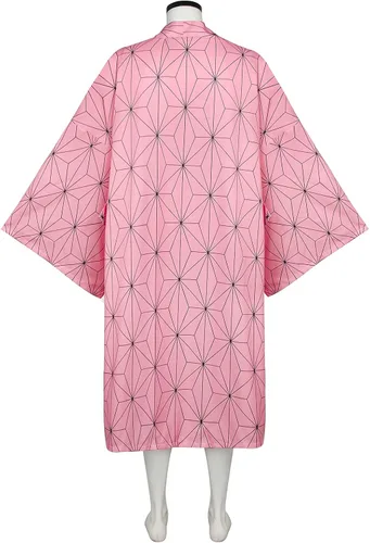 Vista 7 de Kamado Nezuko - Disfraz de anime para mujer y niña estilo kimono para fiesta de Halloween