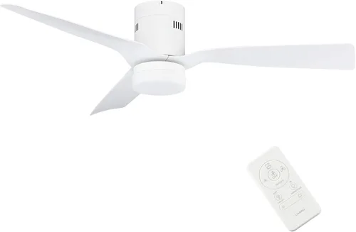 Vista 11 de SMAAIR Ventilador de techo inteligente de 52 pulgadas con luces y motor de CC de 10 velocidades, funciona con control remoto, Alexa/Google