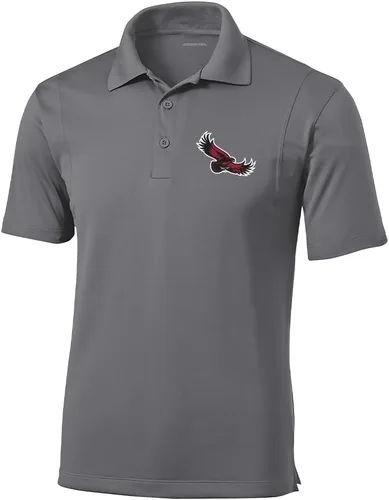 Vista 33 de Polo atlético de micro piqué NCAA para hombre Prime con cuello propio