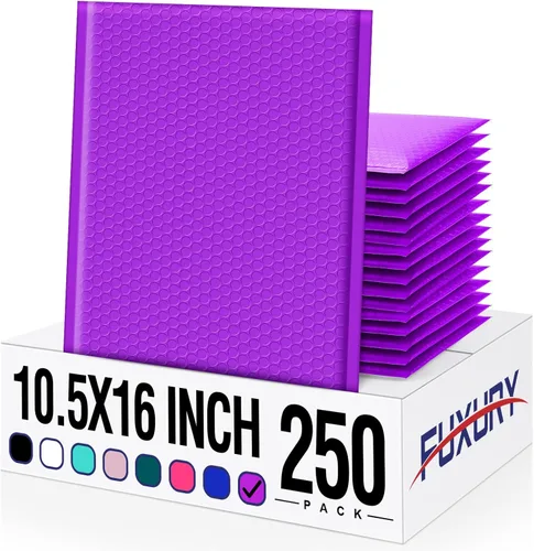 Vista 9 de Fuxury Sobres de burbujas de 8.5 x 12 pulgadas, paquete de 240 sobres grandes de burbujas utilizables de 8.5 x 11 pulgadas de grosor para enviar