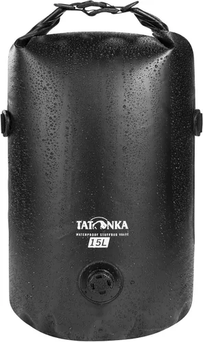 Vista 7 de Tatonka WP - Válvula de bolsa de relleno (15/25/48 L) - Bolsa ligera e impermeable con cierre de rollo y válvula para compresión de volumen en Negro