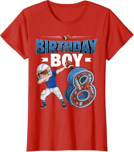 Vista 70 de Dabbing Boy - Camiseta de 8 años de fútbol americano americano, Negro, S