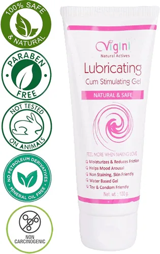 Vista 5 de Organic Care VIGINI - Gel lubricante 100% natural activo para mujeres, gel hidratante vaginal a base de agua, sin color añadido para la sequedad