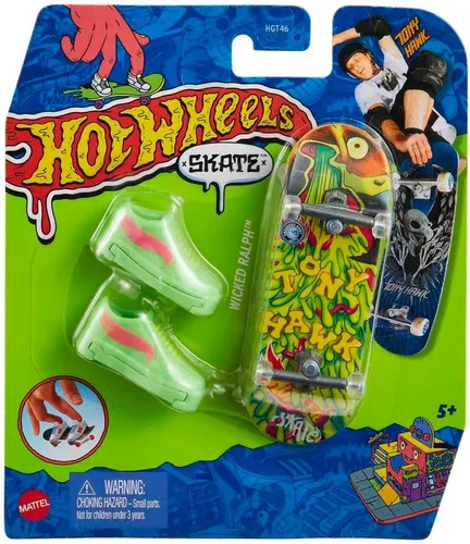 Vista 3 de Hot Wheels Skate Board 18 Shoe 3 Vehículo de juguete para niños a partir de 5 años
