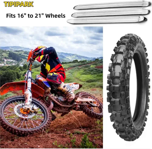 Vista 2 de Palancas de neumáticos de bicicleta, cucharas de neumáticos de motocicleta, juego de hierro, herramientas de cambio de neumáticos de motocicleta