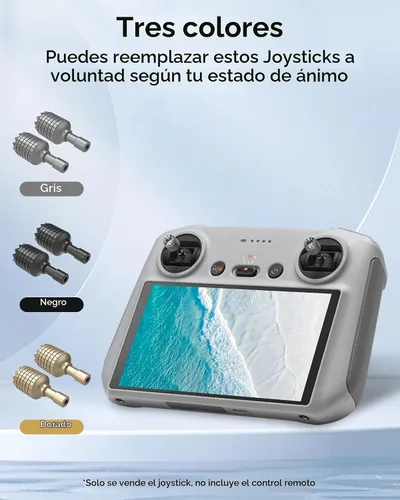 Vista 4 de LKTOP DJI RC/RC 2 palillos de control de joystick, 3 pares de reemplazos