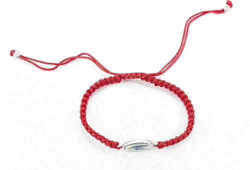 Vista 3 de Pulsera Roja De La Virgen Milagrosa de Nuestra Señora de la Milagrosa