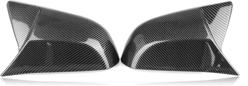 Vista 2 de Tapa de la tapa del espejo retrovisor de la puerta lateral para Cadillac CT4 ATS 2013-2024 negro