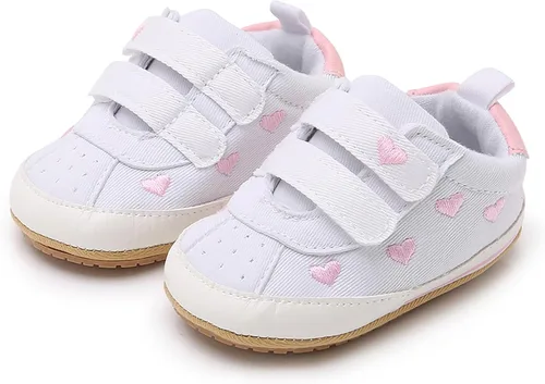 Vista 7 de SOFMUO Zapatos deportivos para bebés, niños y niñas, de piel sintética, antideslizantes, suela de goma suave, botines de vestir para niños pequeños