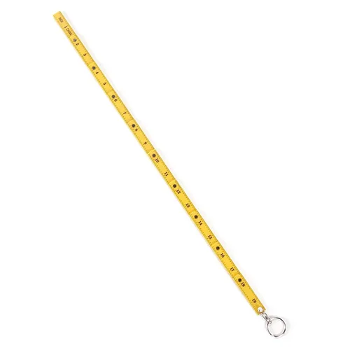 Vista 2 de MSR Imports Mini regla de llavero - Herramienta de medición portátil plegable - Juego de 2, amarillo