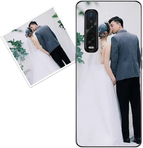 Vista 211 de Funda personalizada compatible con Oppo A1 Pro, fundas de teléfono personalizadas con imagen de foto, imagen de texto, cubierta transparente