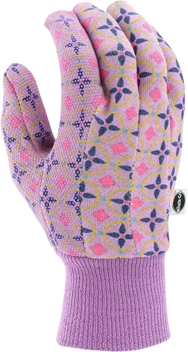 Vista 9 de Miracle Gro - Guantes de trabajo para mujer, estampado de palmeras punteadas