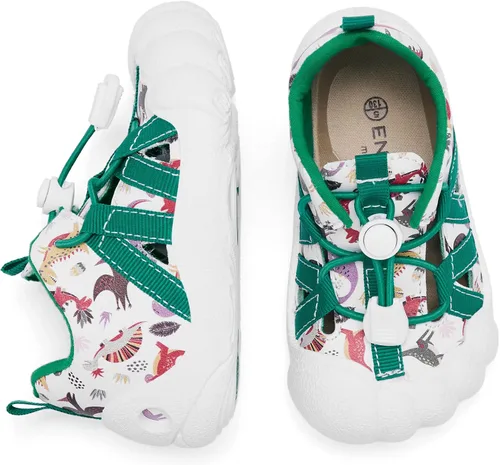 Vista 6 de Engtoy Zapatos de calcetín para bebés, zapatos para caminar para niños y niñas, zapatillas de cinco dedos cerrados, sin cordones