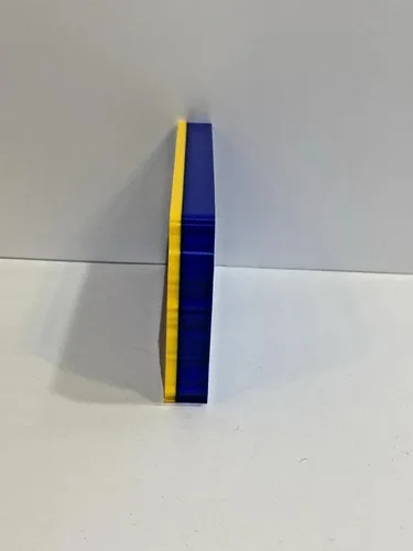 Vista 3 de 3D Impreso Blockbuster Video Logo Signo Retro 90s Sala de Películas Decoración Exhibición