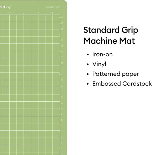 Vista 7 de Cricut Paquete de alfombrillas de corte StandardGrip (5 unidades, 4.5 x 12 pulgadas) - para máquina Joy