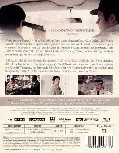 Vista 2 de Vier im roten Kreis 4K, 1 UHD-Blu-ray + 1 Blu-ray (Special Edition)