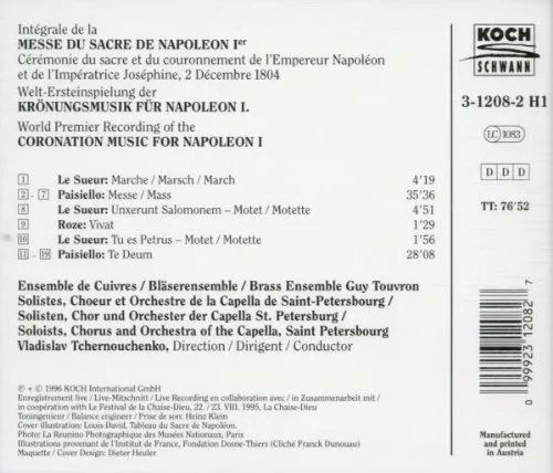 Vista 2 de Coronation Music for Napoleon I
