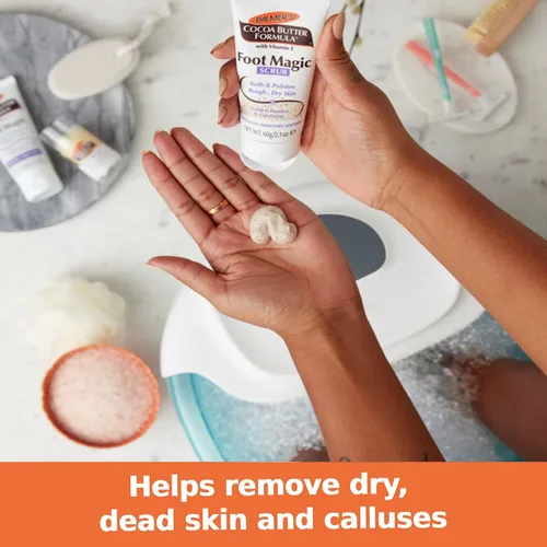 Vista 4 de Palmers - Exfoliante mágico para pies de manteca de cacao (2 unidades)