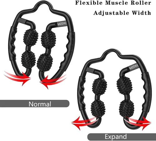 Vista 2 de Herramienta de masaje para celulitis, rodillo muscular, masajeador de fascia profunda y removedor de piel con hoyuelos para piernas, muslos