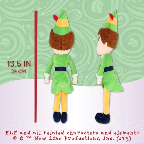 Vista 5 de Kids Preferred Buddy The Elf Animal de Peluche Relleno Suave y Abrazable Juguete de Peluche Lindo para Niños Pequeños y Niñas, Regalo para Niños
