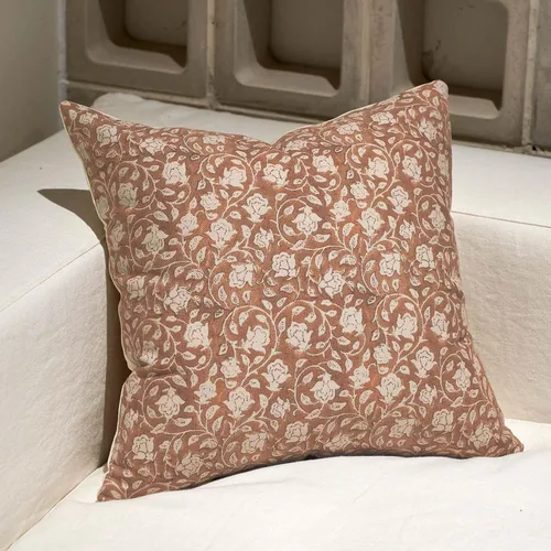Vista 12 de DOMVITUS Fundas de almohada florales de 18 x 18 pulgadas, fundas de almohada para sofá, funda de almohada con estampado floral, fundas decorativas
