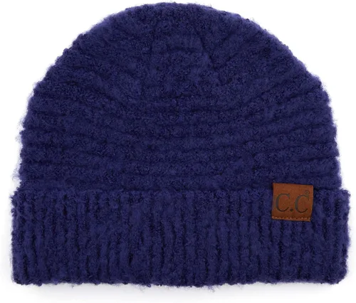 Vista 2 de Funky Junque Gorro de punto súper suave de poliéster cálido para invierno para mujer