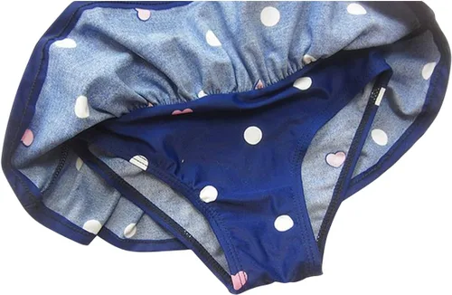Vista 3 de Jastore - Traje de baño de una pieza para niñas bebés con diadema