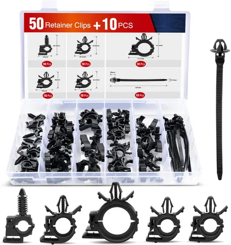 Vista 20 de Nilight 1001 clips universales para automóvil, mezclados, parachoques de automóvil, protector de panel de puerta, cubierta de motor, retenedor