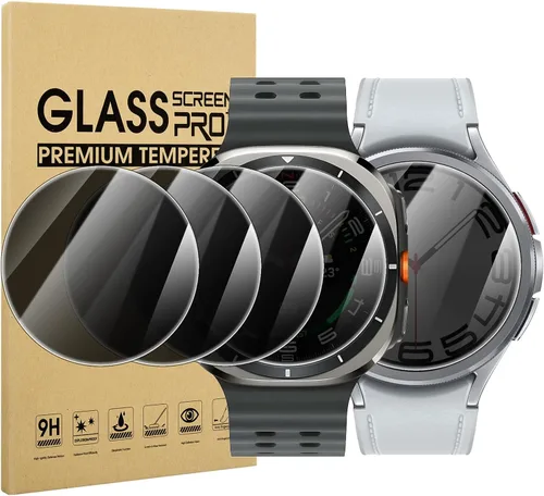 Vista 8 de Suoman Protector de pantalla de privacidad para Samsung Galaxy Watch 6/7/FE Negro