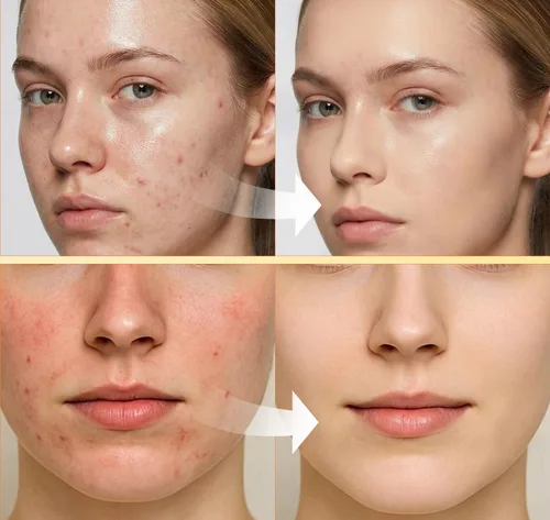 Vista 6 de Suero facial de niacinamida al 4% para tratamiento del acné y las manchas oscuras con 1.5% de vitamina C, 4.06 onzas líquidas