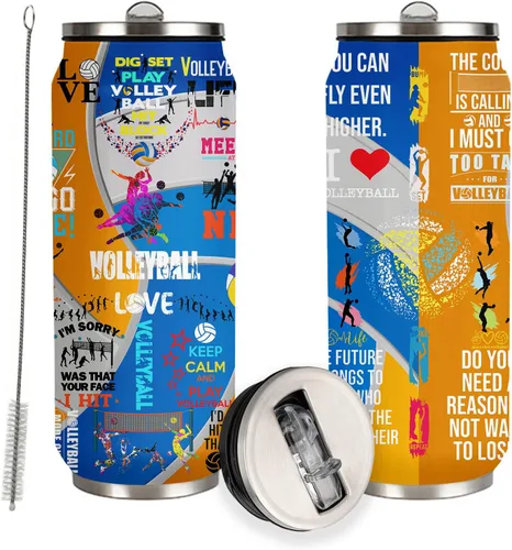 Vista 17 de Taza de viaje de fútbol con tapa, regalos para amantes del fútbol, vaso de acero inoxidable al vacío, taza de café, regalos para mujeres y hombres