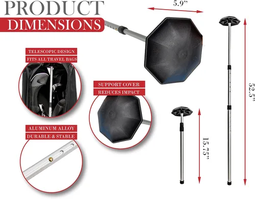 Vista 10 de JEF World of Golf Protector de apoyo de palo de golf, para viaje