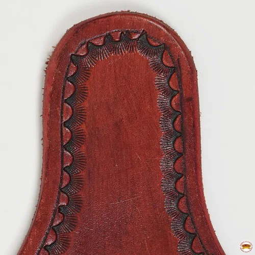Vista 2 de HILASON Western Saddle Repair Leather Latigo Carrier Caoba