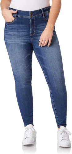 Vista 31 de WallFlower Jeans de Mujer Ultra Fit de Tiro Medio Insta Soft Denim Juniors (También Disponibles en Tallas Grandes)